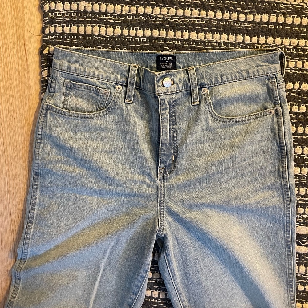 J. Crew High Rise Classic Vintage Jeans